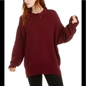 NWOT Free People Easy Street Tunic Sweater